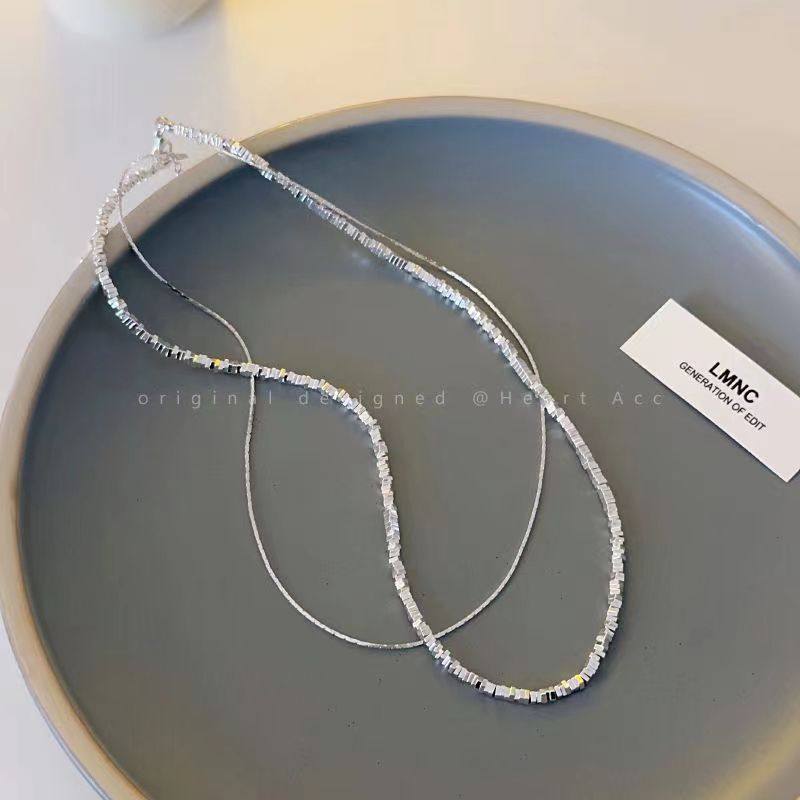 Broken Sier Series Set Alloy Color Necklaces