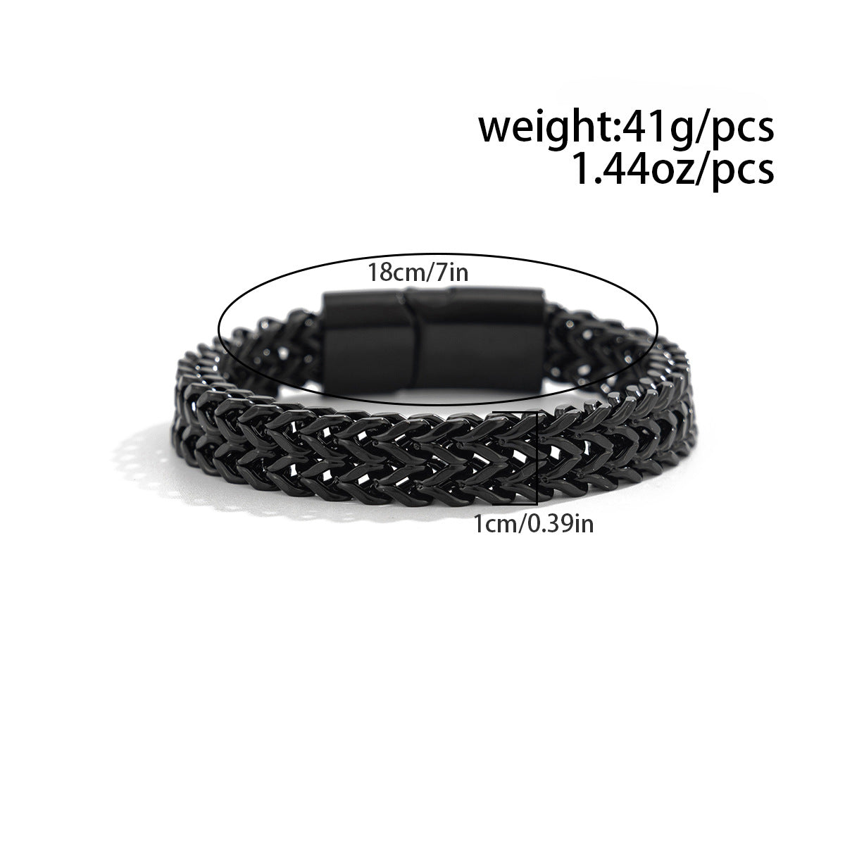 Men's Street Stainless Steel Fashion Personality Cuban Link Bracelets