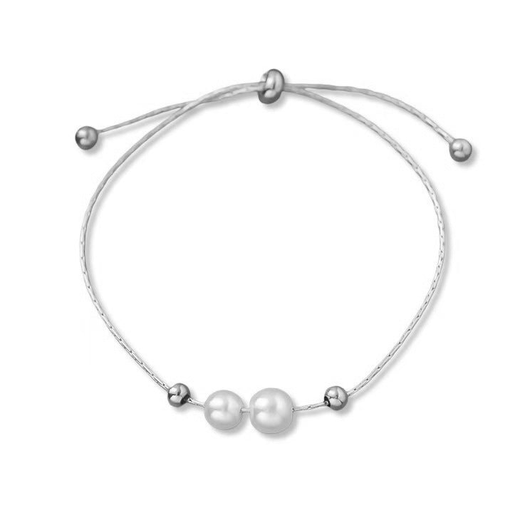 High-grade Pearl Female Korean Simple Personalized Stylish Bracelets