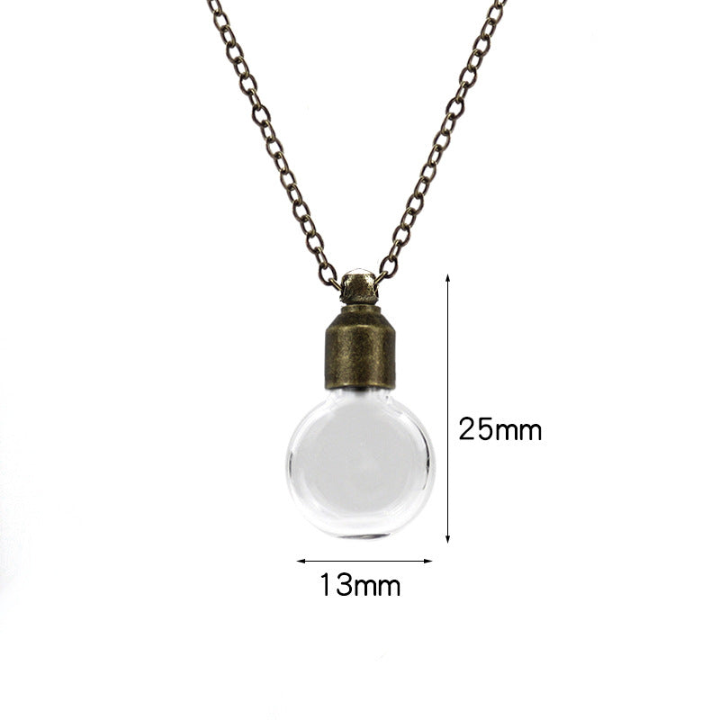 Bottle Twist Wire Can Be Opened Necklaces