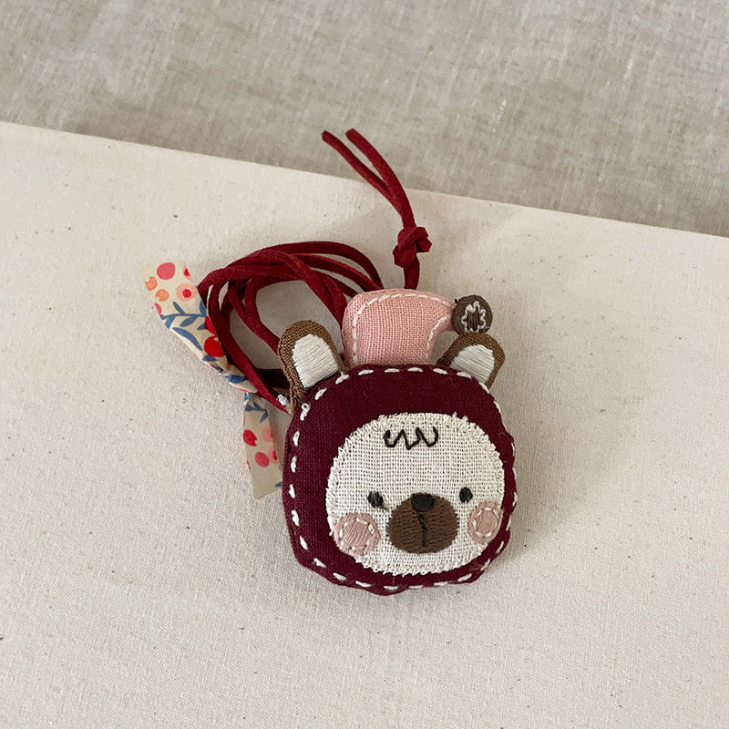 Women's Funny Fabric Three-dimensional Animal Halter Cute Necklaces