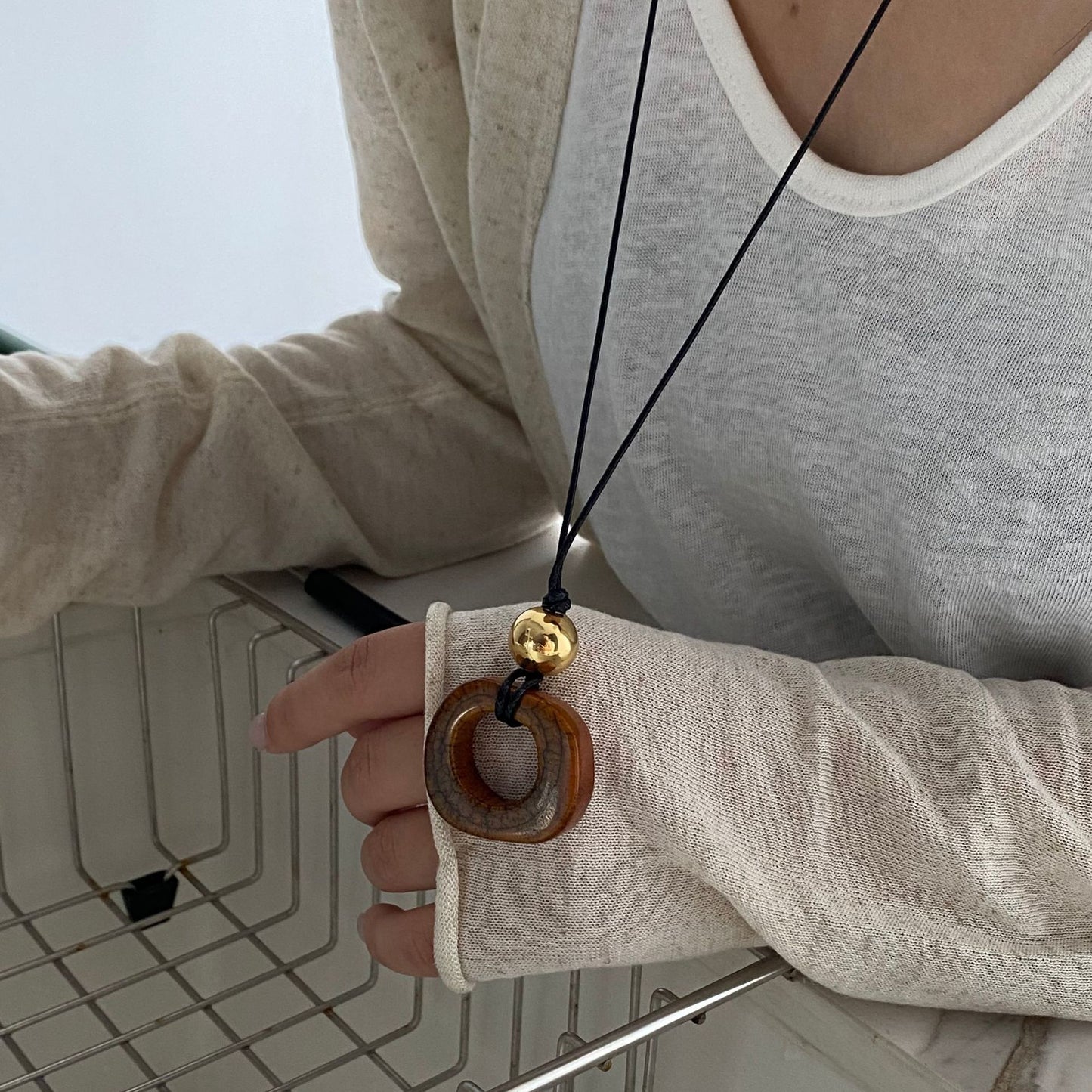 Natural Camel Bone Long Four Style Necklaces