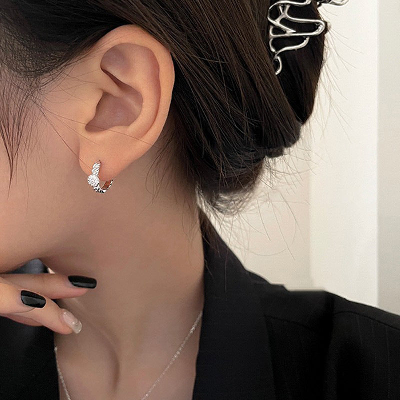 Circle Niche Design High-grade Cold Style Earrings