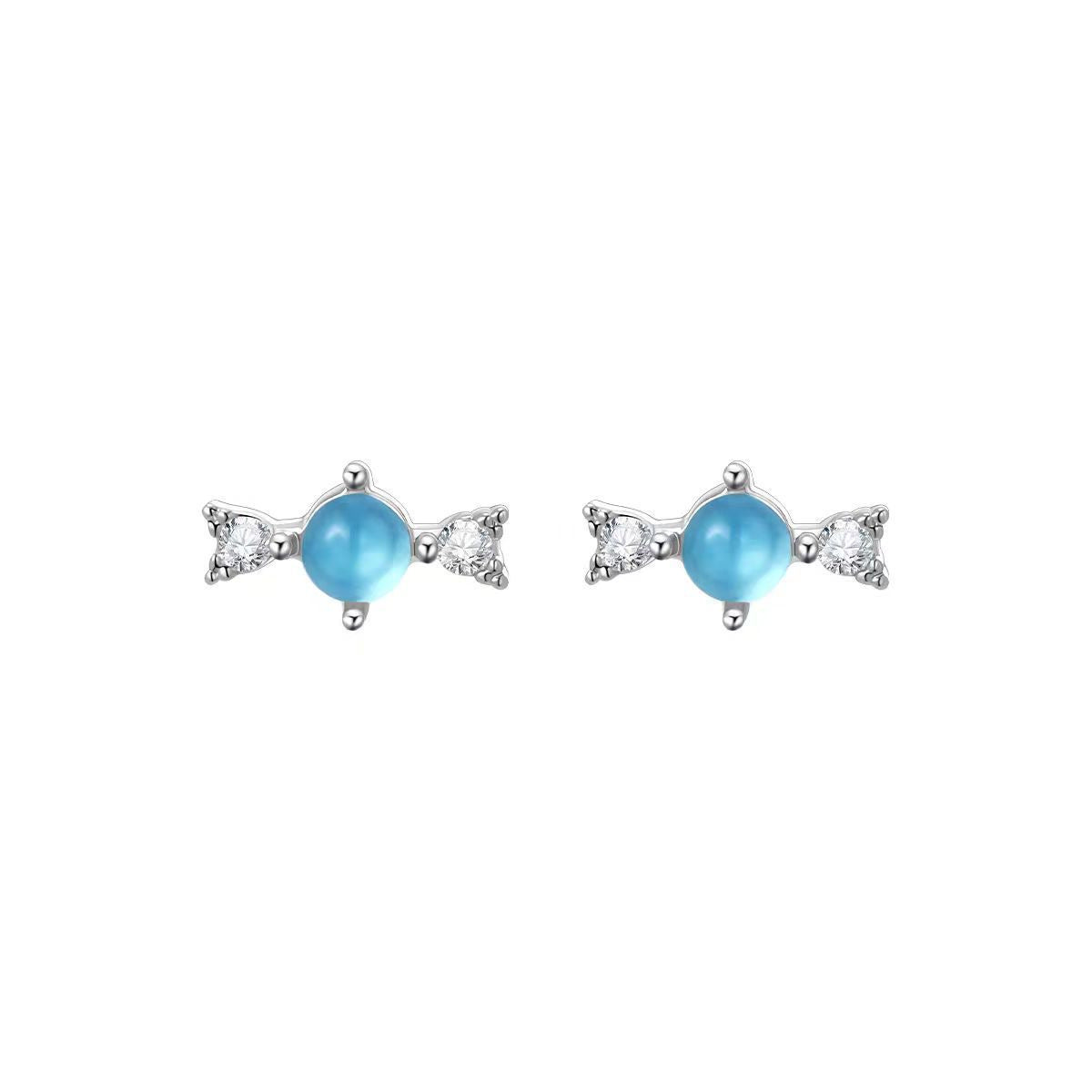 Steel Ear Bone Pin Girly Style Earrings
