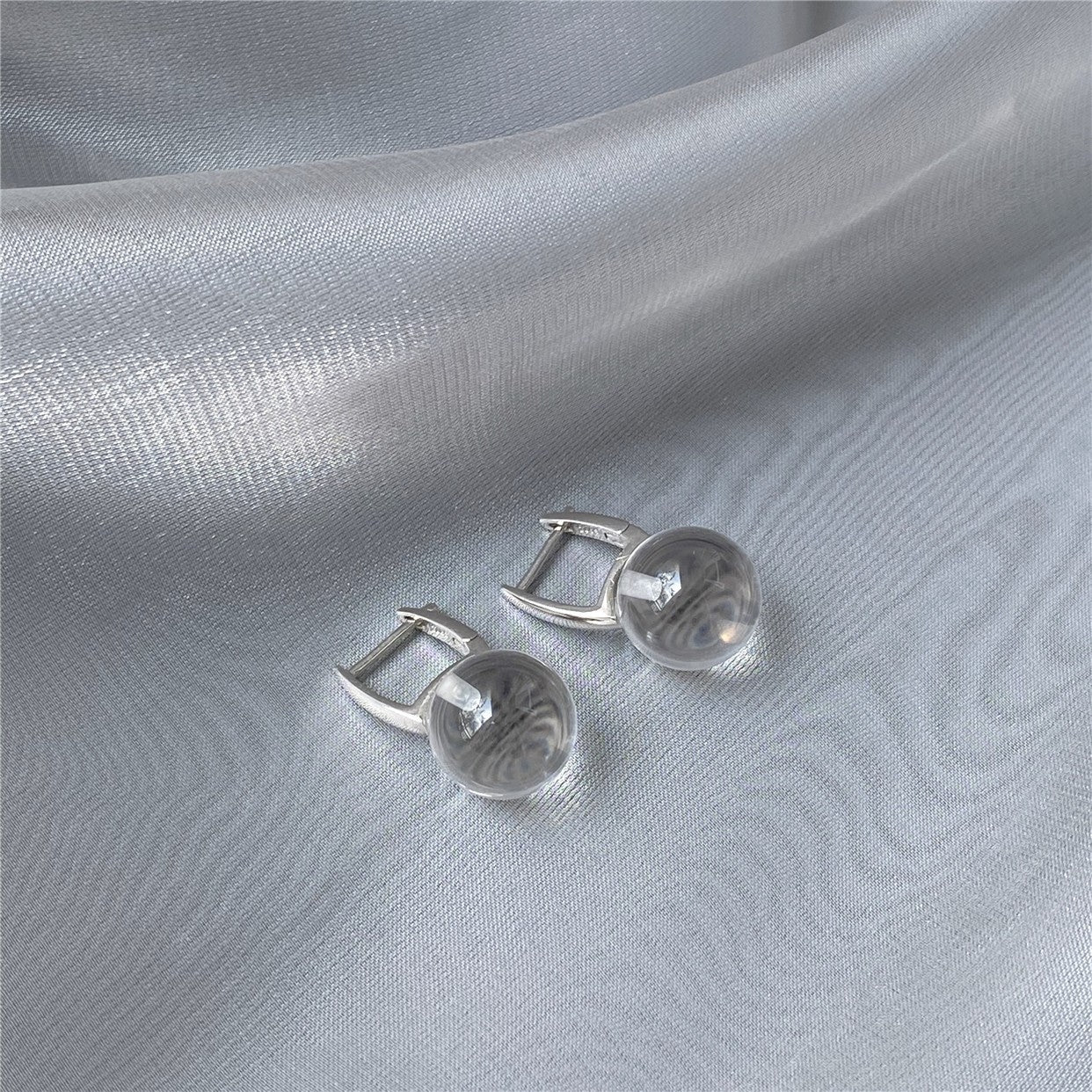 Women's Crystal For Minority Fashion High-grade Elegant Temperament Entry Lux Ear Buckle