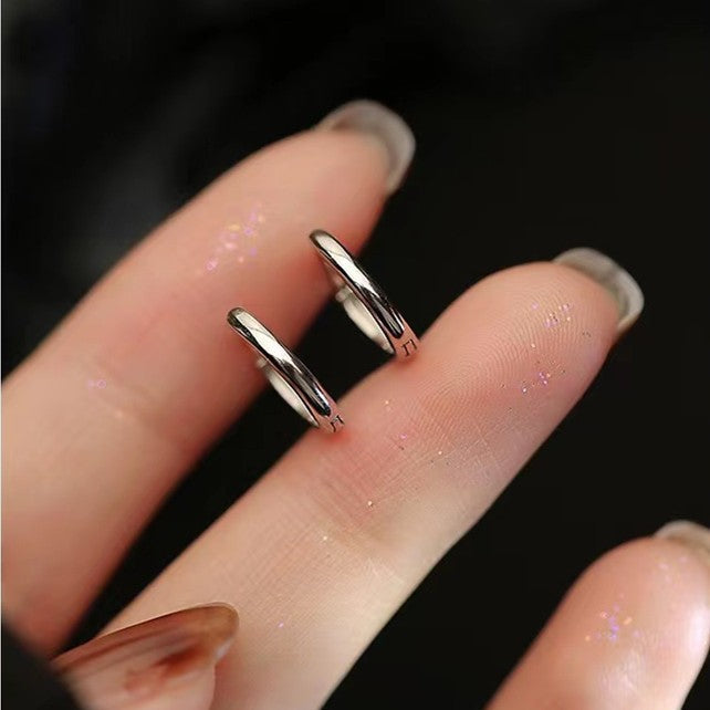 Women's Simple Ear Clip Sterling Sier High-grade Quality Earrings