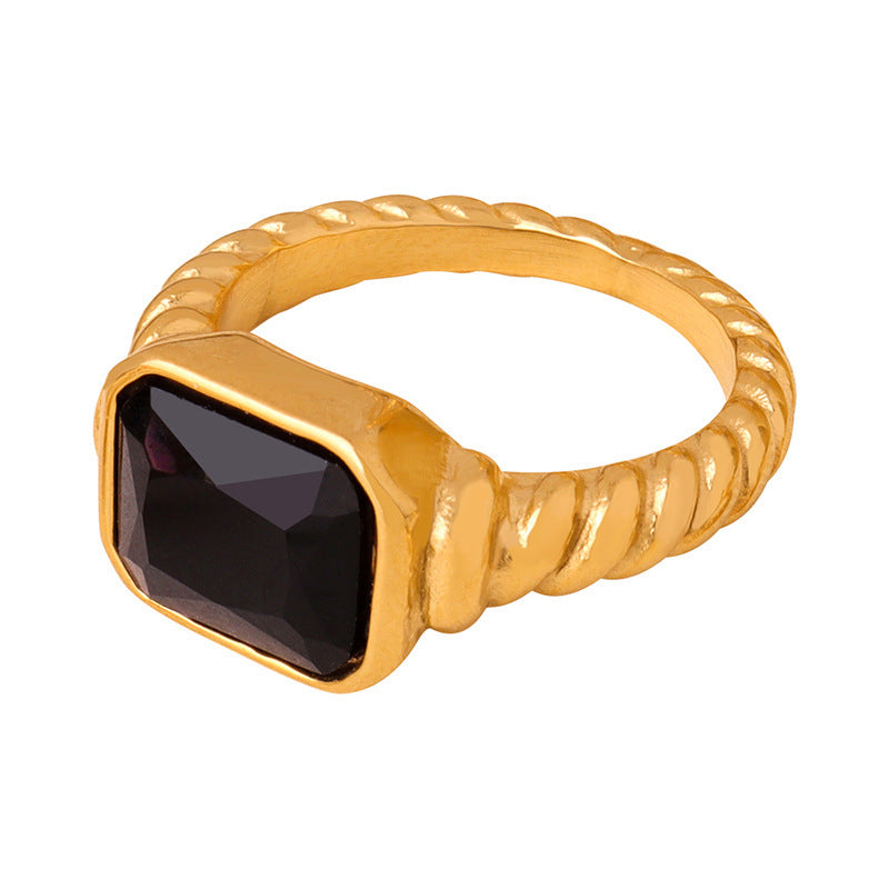 Minority Fashion Design Sense Mild Luxury Rings