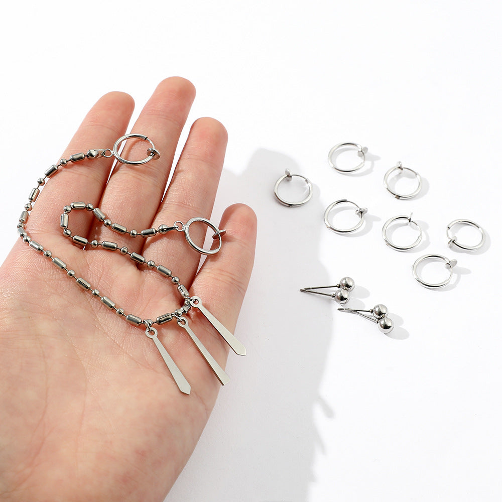 Animation Series Peripheral Characters Yi Gong Village Earrings