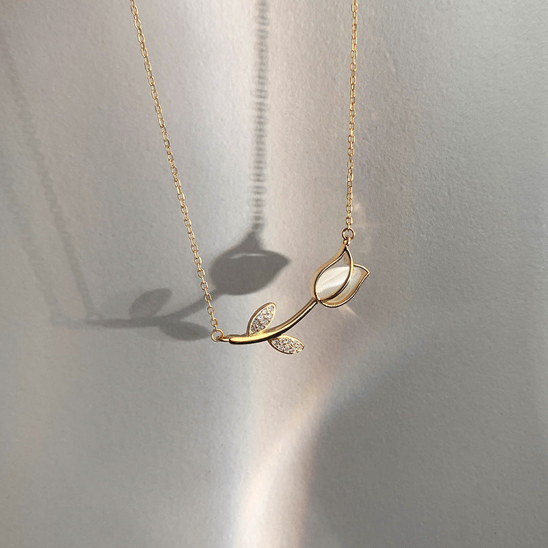 Women's Rose For Design High-grade Light Luxury Necklaces