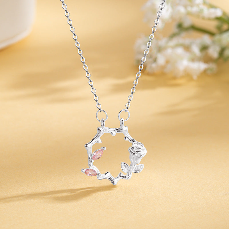 Couple Female Male Pair Mori Clavicle Chain Necklaces