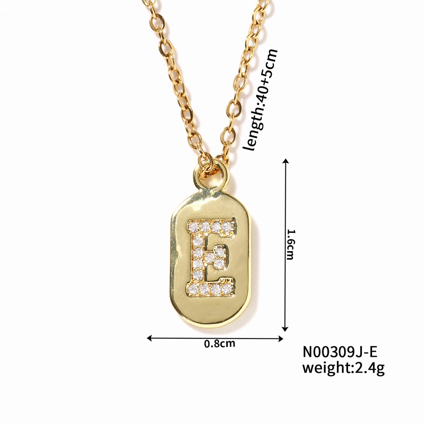 Best-selling English Letter Style Light Luxury Necklaces