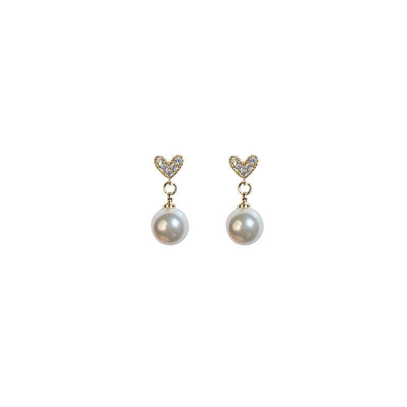 Women's Imitation Pearl Light Luxury Minority Design Earrings