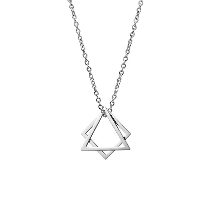 Women's & Men's Fashion Fashionmonger Geometric Triangle Square Suit Pendants