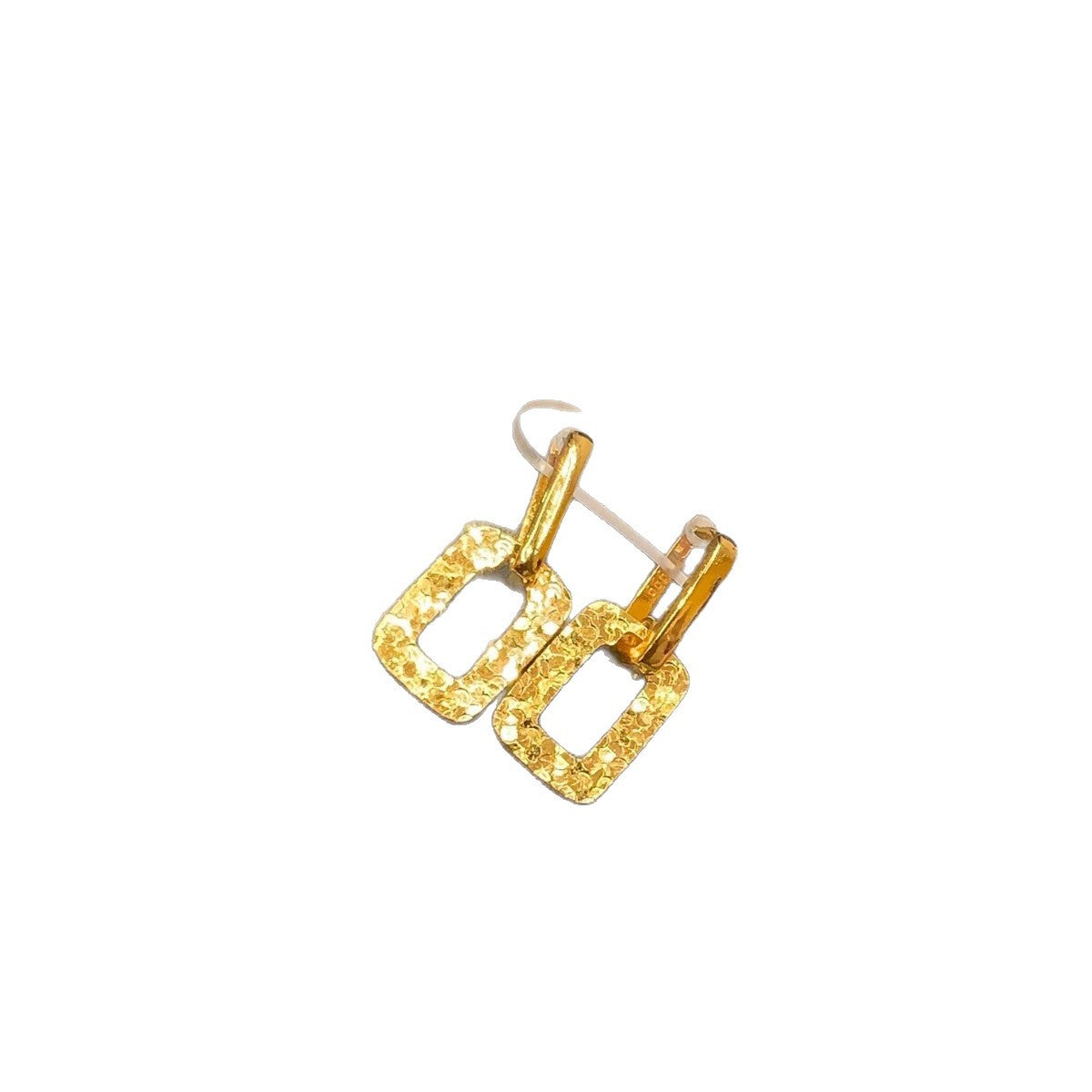 Square Fashionable Niche Design High-grade Minority Simple Rings