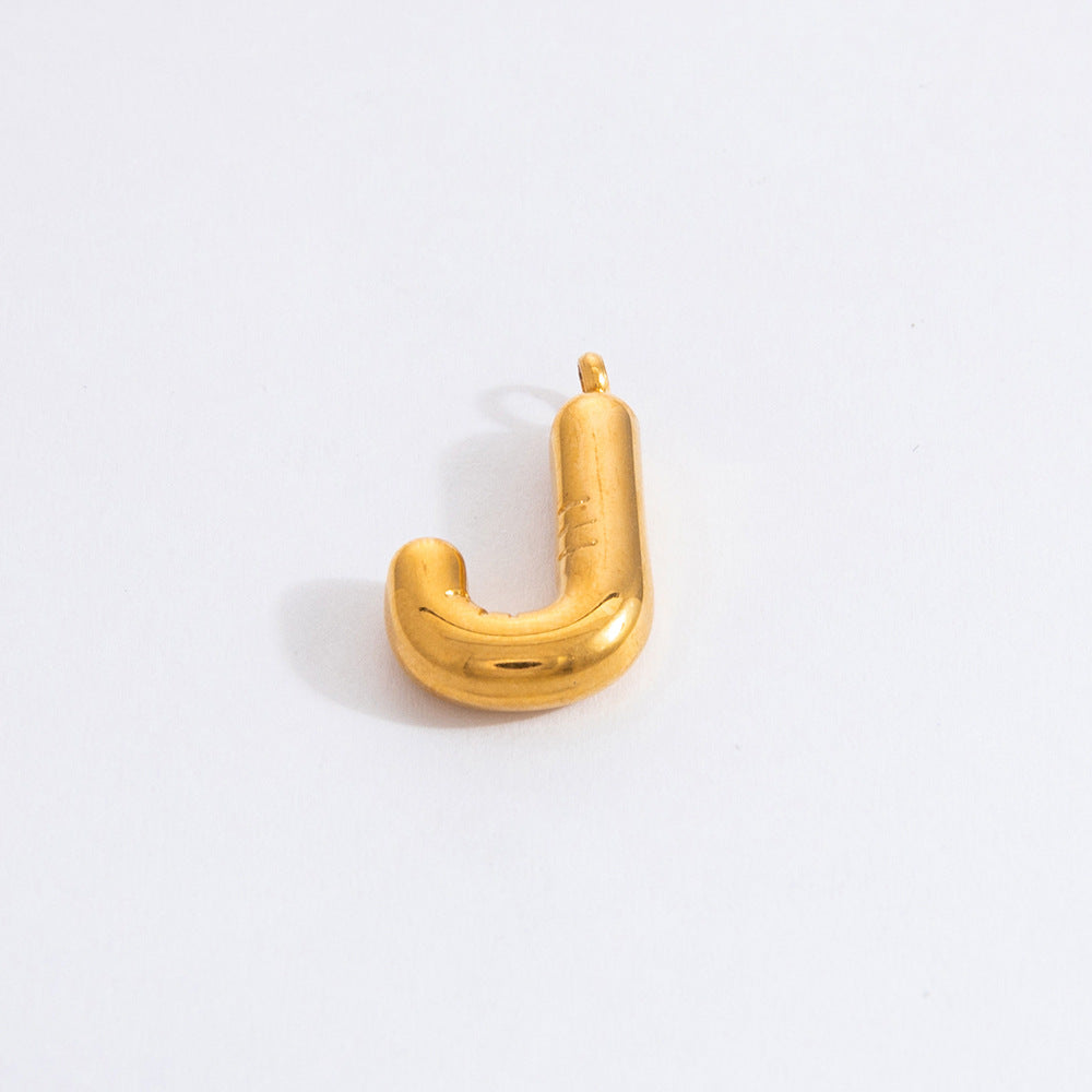 Female Summer Clavicle Chain Stainless Gold-plated Letters High-grade Necklaces