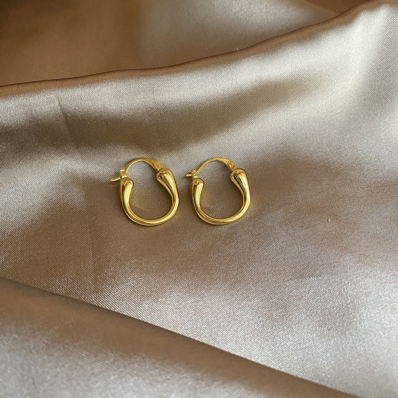 Women's Metal Simplicity Geometric Cold Style High-grade Light Luxury Earrings