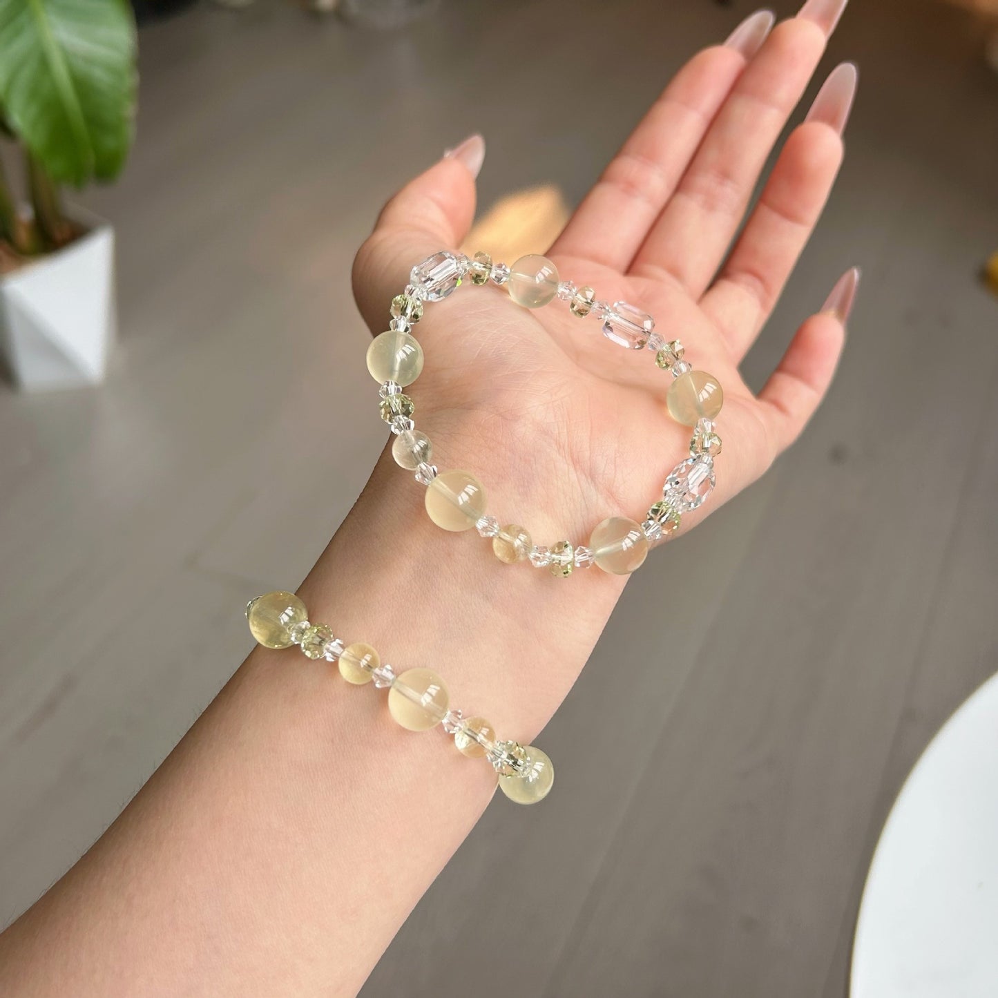 Citrine Purple Sugar With Crystal Exquisite Gentle Female Live Bracelets