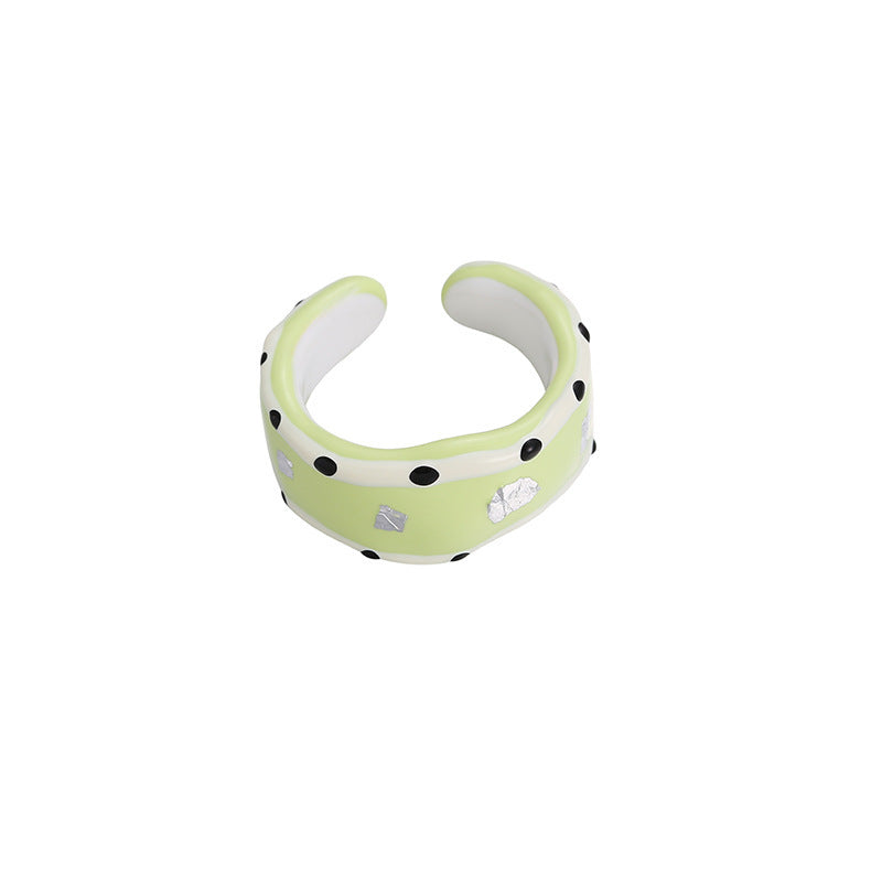Female Affordable Luxury Style High-grade Drop Oil Rings