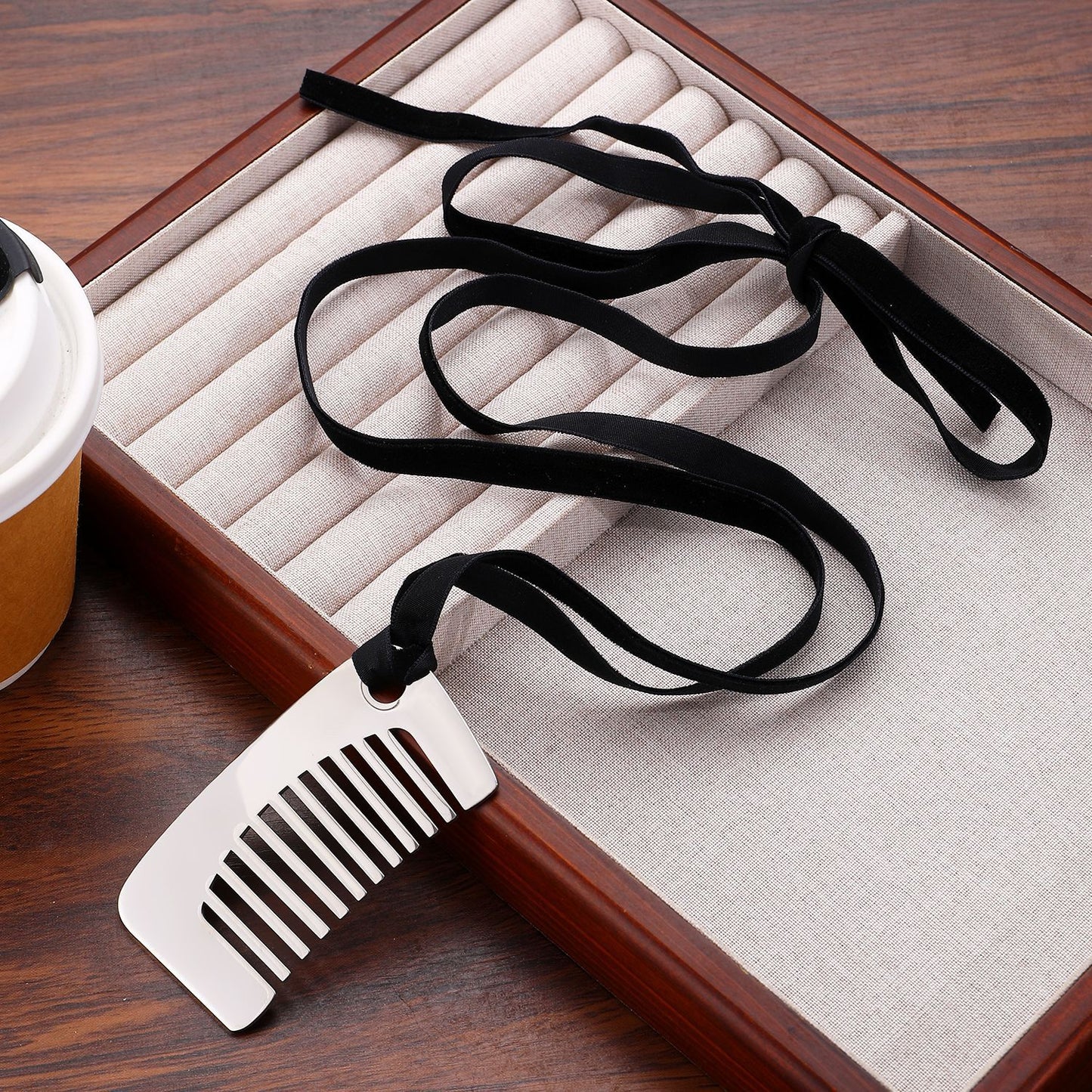 Women's Bag Long Sweater Chain Earphone Portable Necklaces