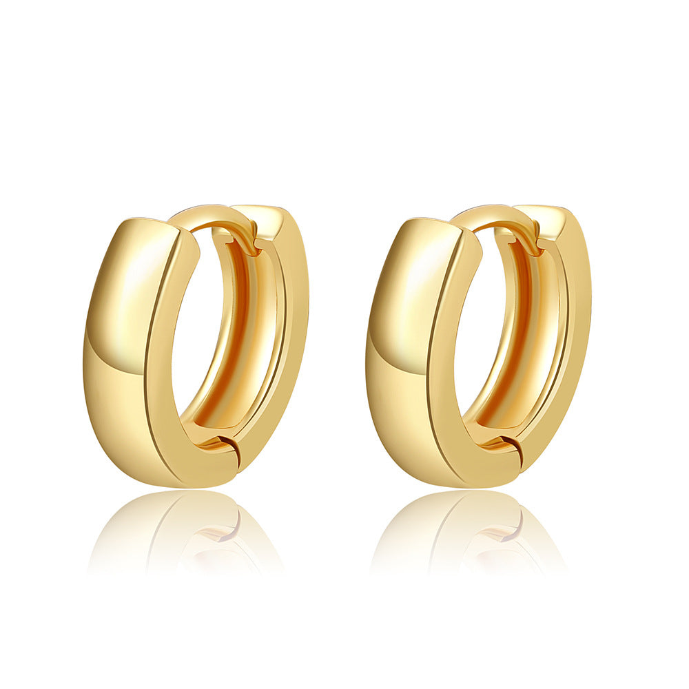 Ear Hollow Pattern Clip Fashion Geometry Female Rings