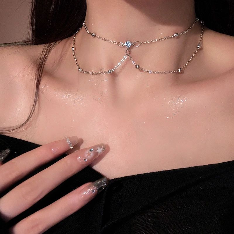 Women's Fashion Diamond Garden Bead Body Charm Necklaces