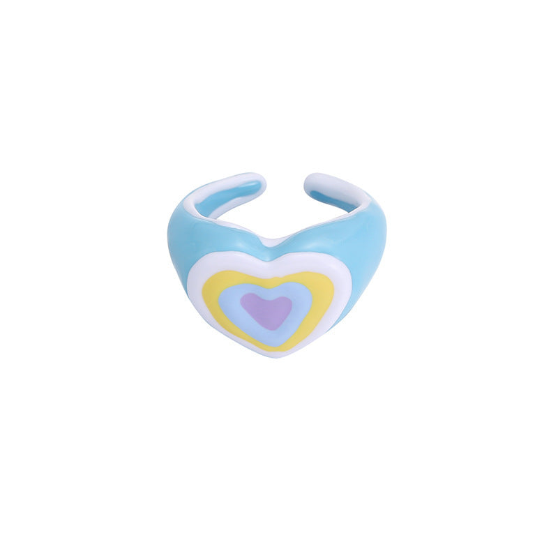 Female Affordable Luxury Style High-grade Drop Oil Rings