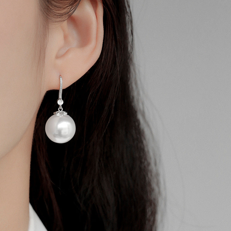 Pearl Female Elegant High Sense French Earrings