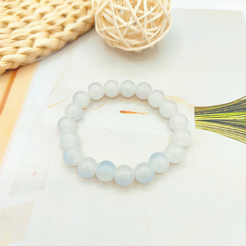 Hand Toy Gradient Color Glass Beads Primary School Beaded Can Bracelets