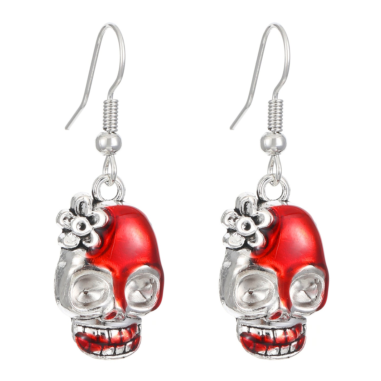Frame Love Cross Heart Female Halloween Earrings