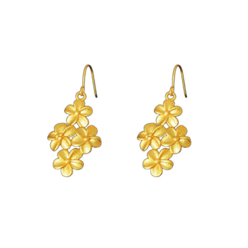 Fashion Retro Unique Design Special Interest Light Luxury Earrings