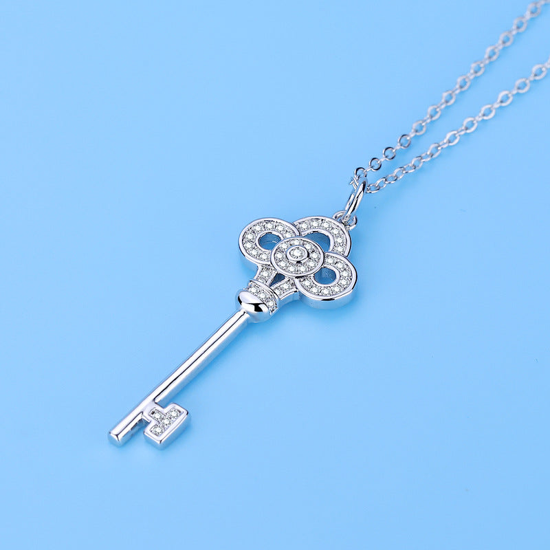 Sweater Chain Female Accessories Diamond Sier Pendants