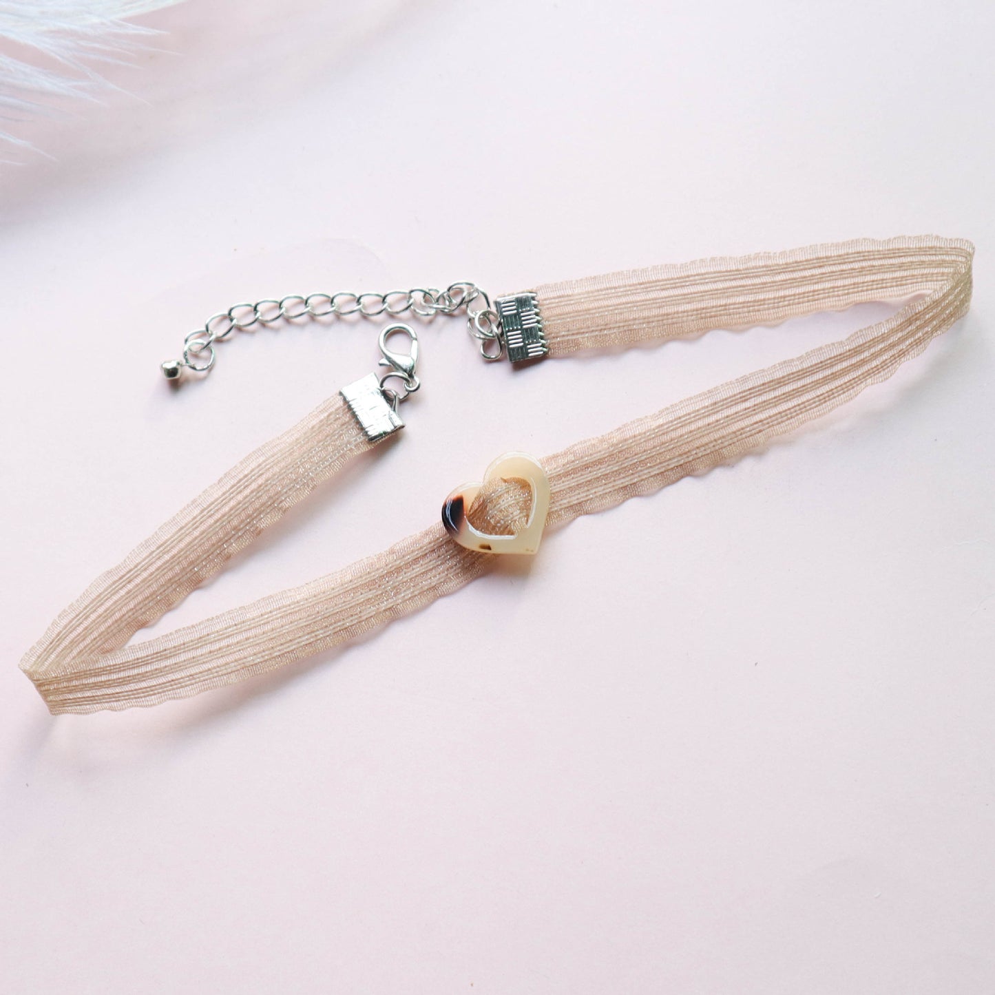 Sexy Collar Color Lace Ribbon Short Necklaces
