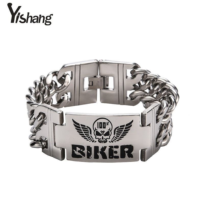 Classy Cool Trendy Pretty Men's Skull Bracelets