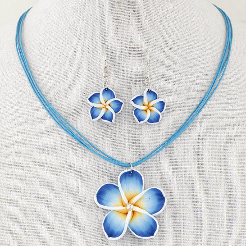 Korean Fashion Sweet Rich Flowers Wax Rope Temperament Rings