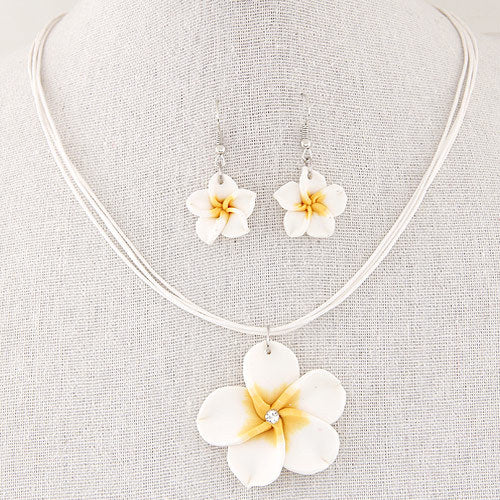 Korean Fashion Sweet Rich Flowers Wax Rope Temperament Rings