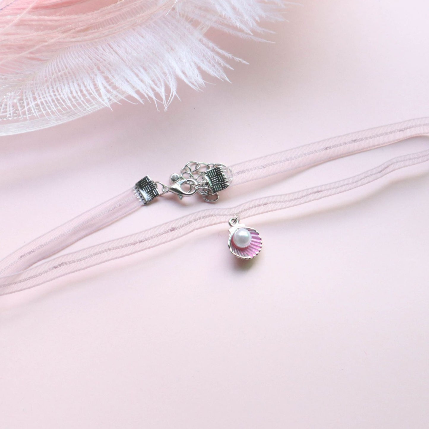 Sexy Collar Color Lace Ribbon Short Necklaces