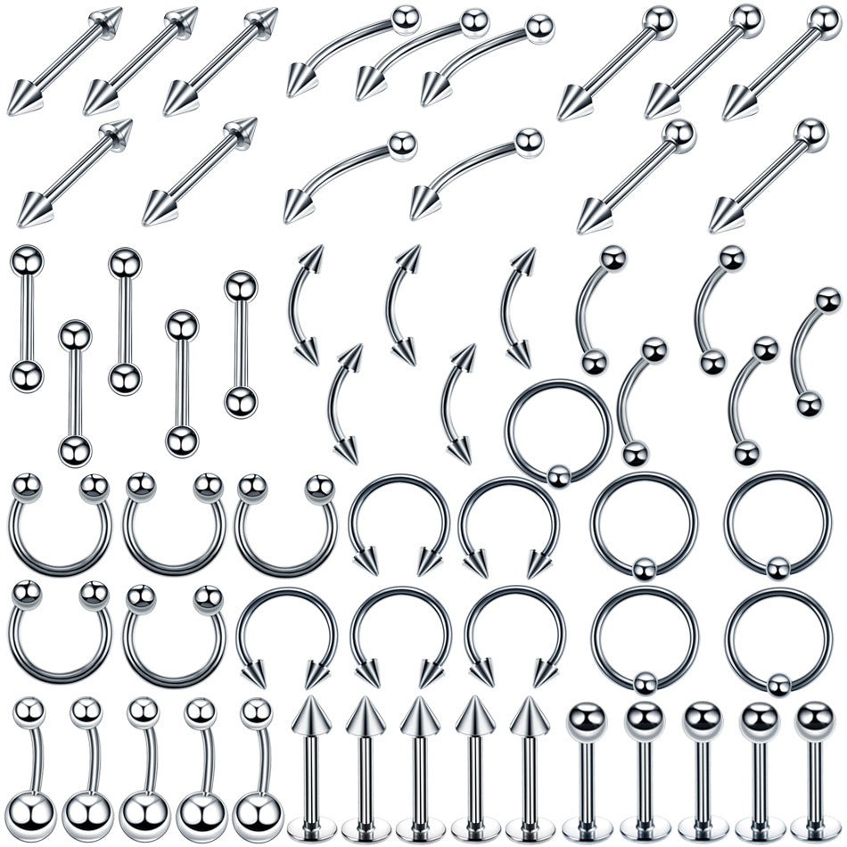 Stainless Steel Labret Ear Nose Popular Rings
