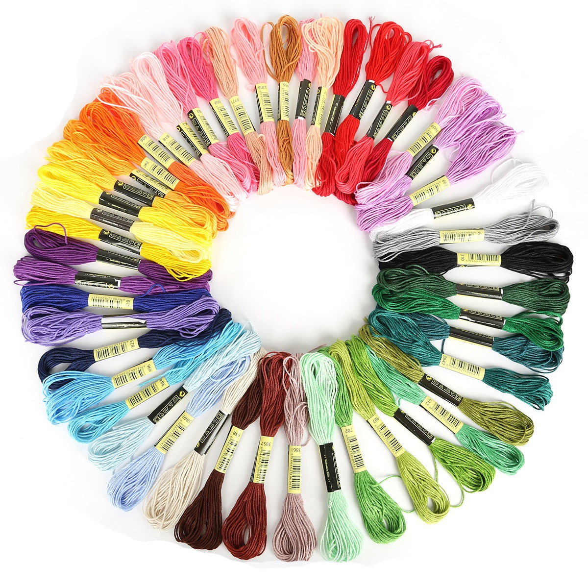 Thread Cross Stitch Cotton Silk Wiring Handmade Hairpin Jewelry Accessories