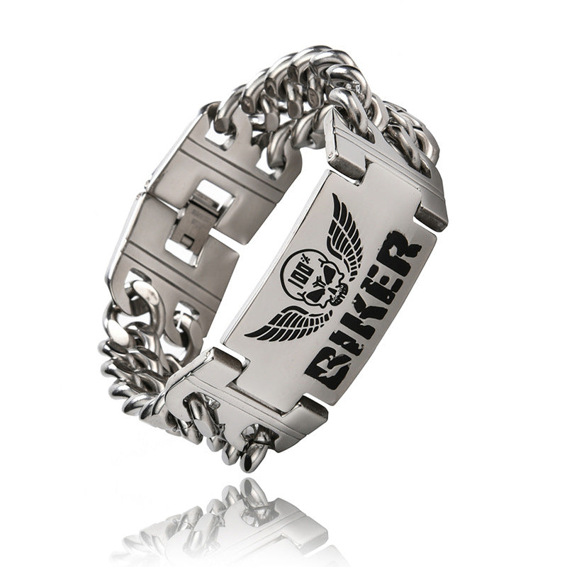 Classy Cool Trendy Pretty Men's Skull Bracelets