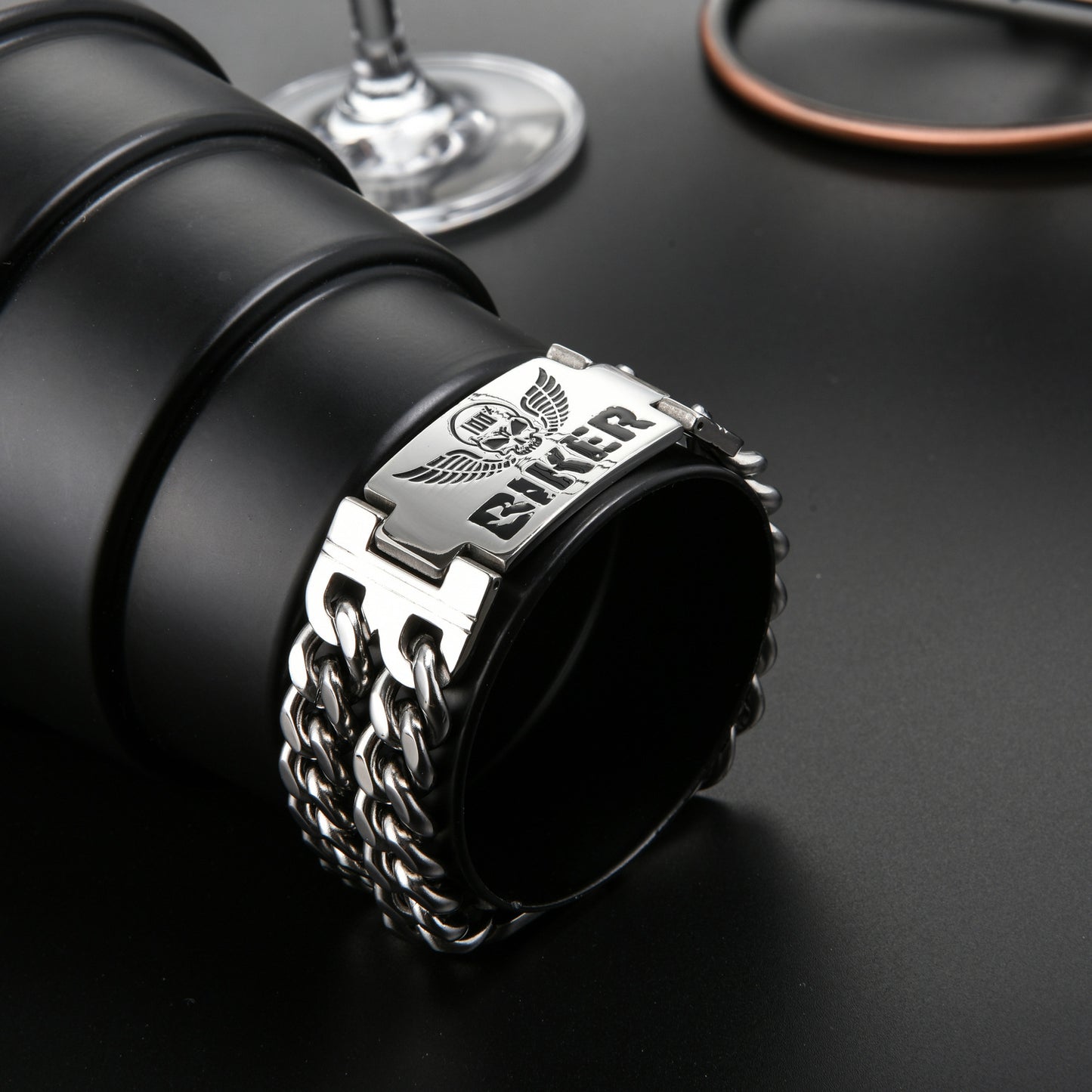 Classy Cool Trendy Pretty Men's Skull Bracelets