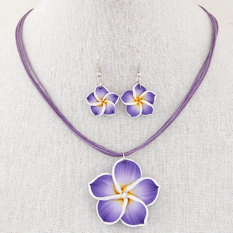 Korean Fashion Sweet Rich Flowers Wax Rope Temperament Rings