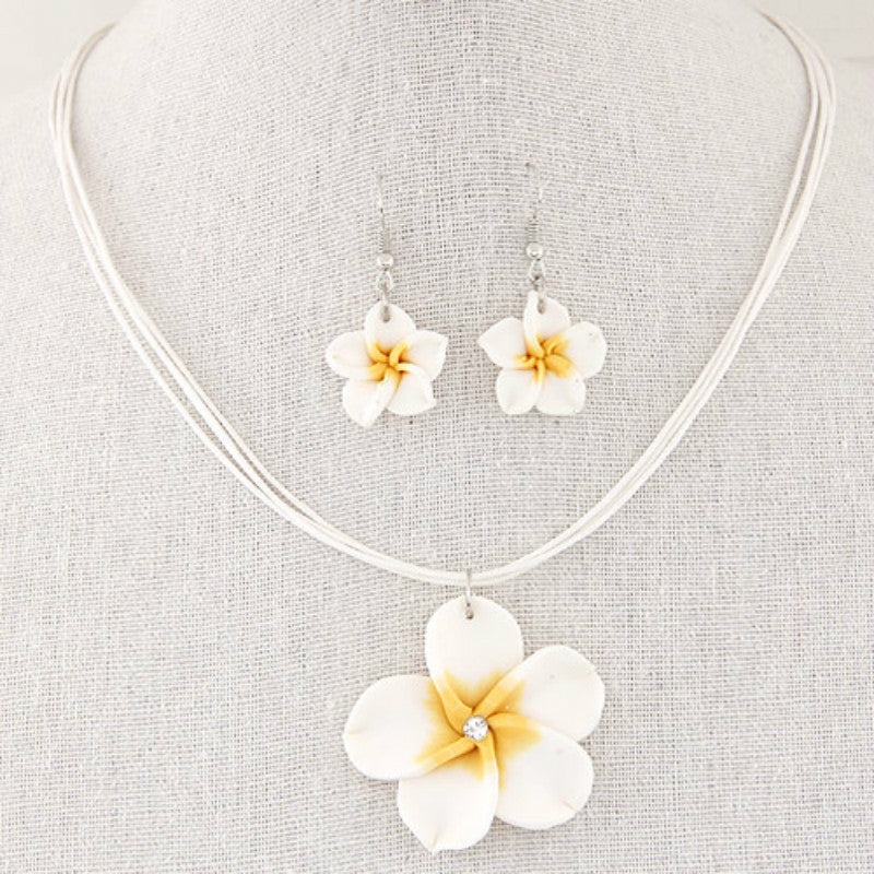 Korean Fashion Sweet Rich Flowers Wax Rope Temperament Rings
