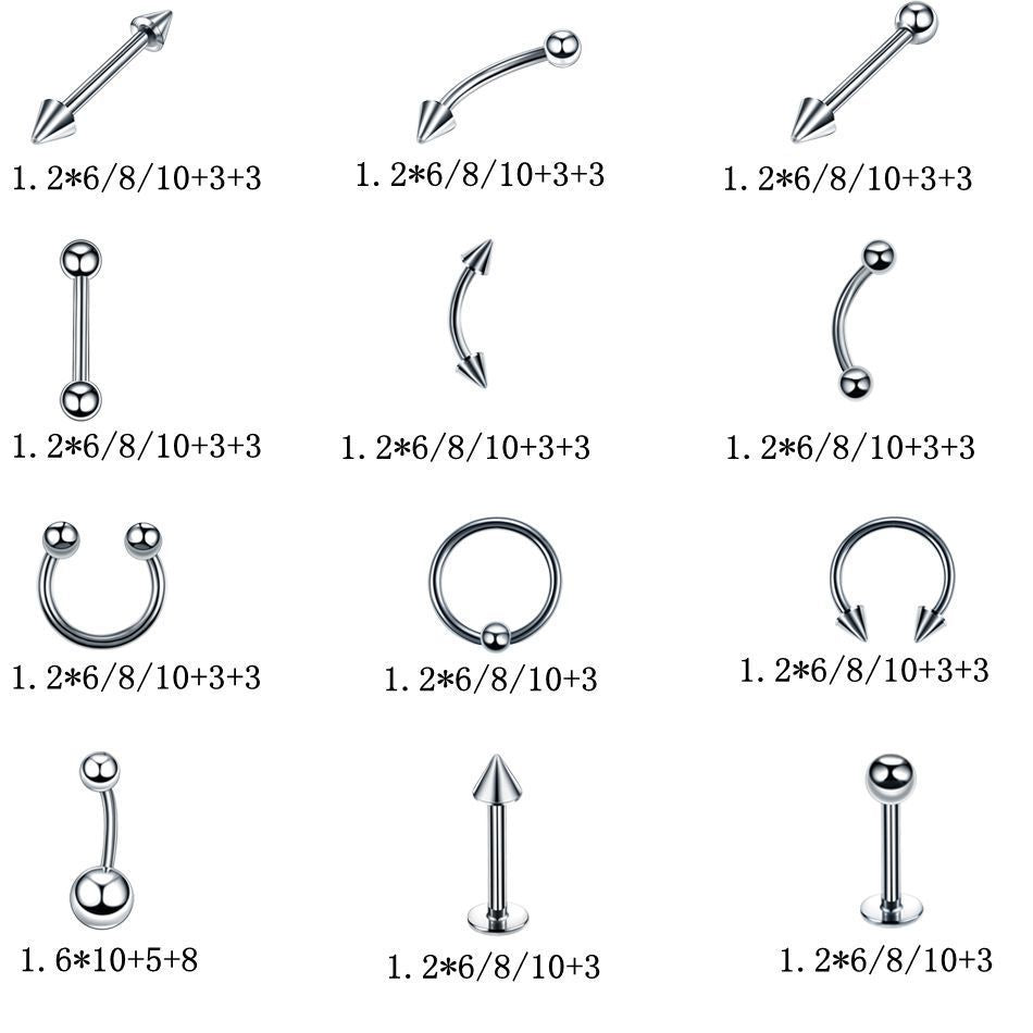 Stainless Steel Labret Ear Nose Popular Rings