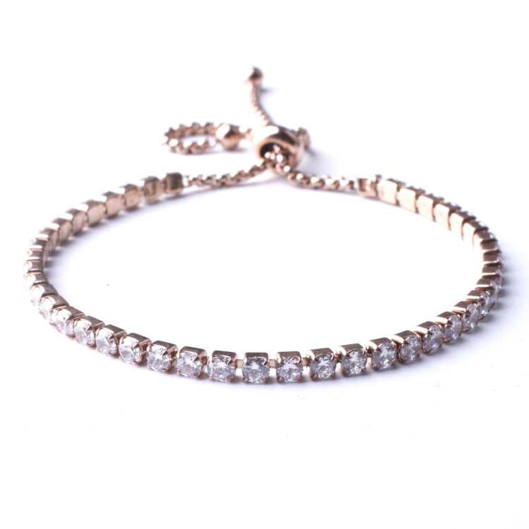 Women's Stylish Adjustable Handmade Titanium Steel Diamond Bracelets