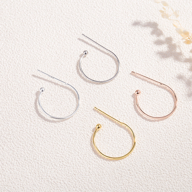 Fashion Glamorous Unique Sterling Sier Eardrops Rings