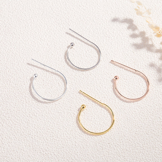 Fashion Glamorous Unique Sterling Sier Eardrops Rings