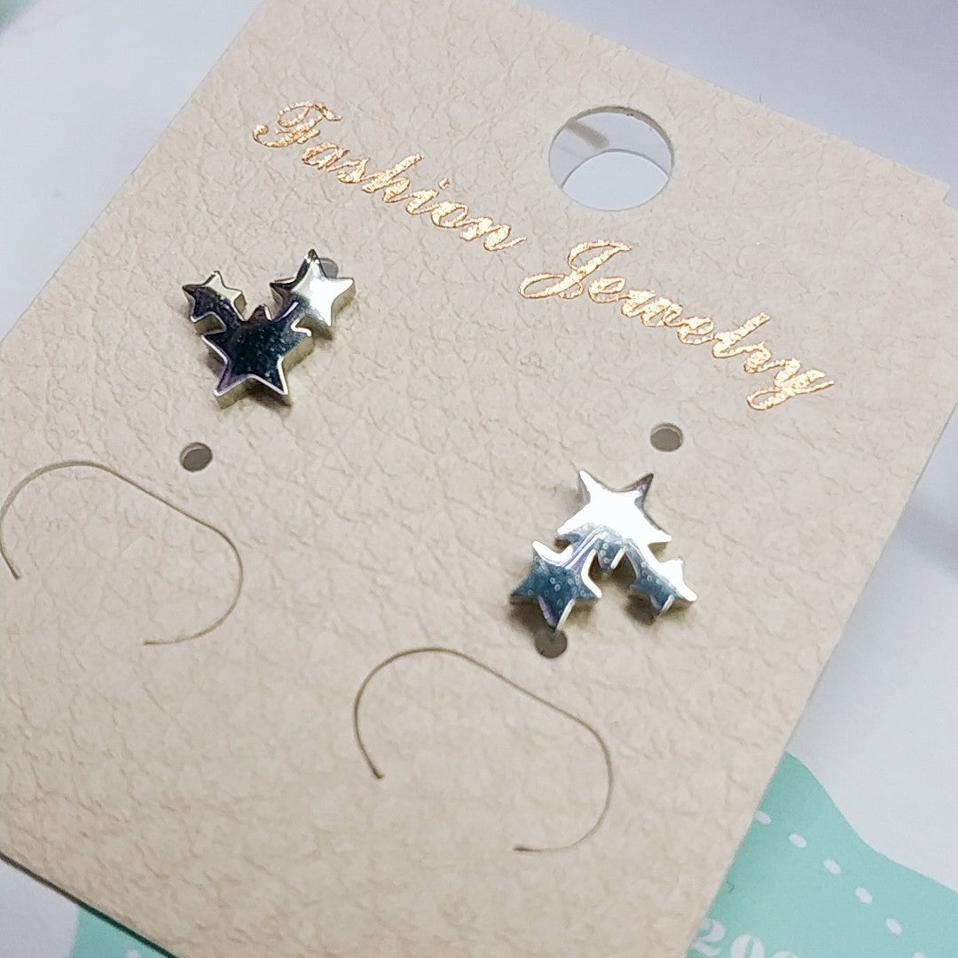 Men's Popular Trendy Ornament Cross Five-pointed Star Earrings