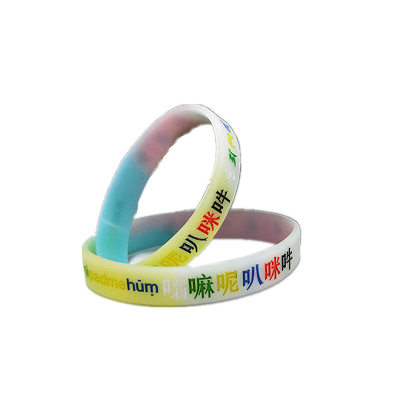 Deva Mixed Color Great Bright Mantra Luminous Scripture Bracelet