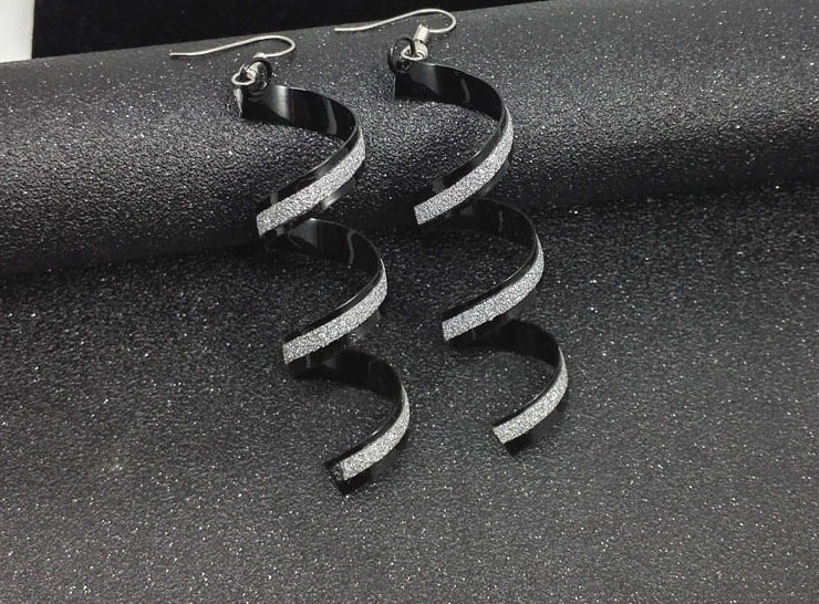 Popular Punk Rock Personality Spiral Ear Rings