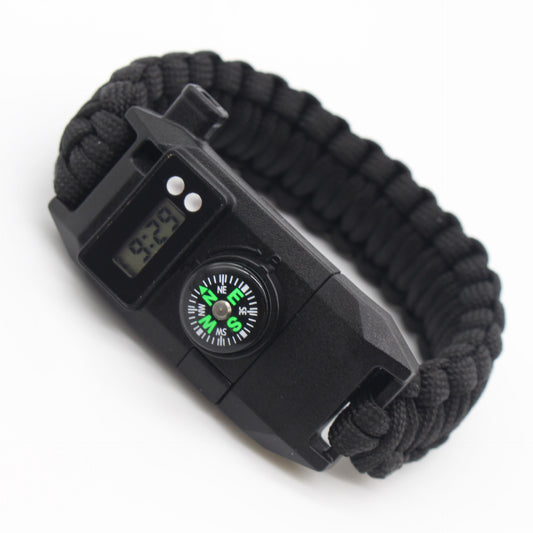 Woven Watch Wilderness Outdoor Survival Emergency Umbrella Rope Handmade Bracelet